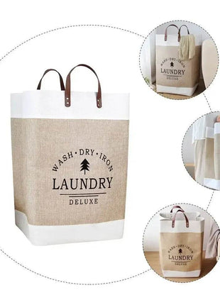 Sac à Linge Pliable en Tissu - Backpack dz