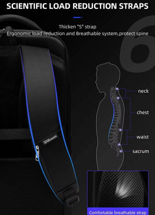 Sac a Dos D'affaires WIERSOON Robuste - Backpack dz