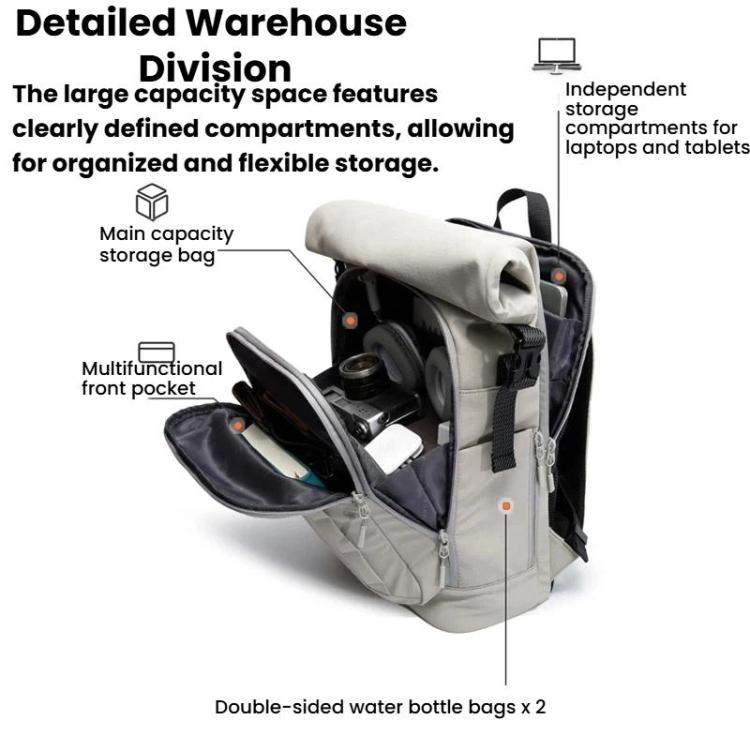 Sac à dos BANGE roll-top extensible