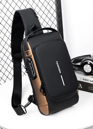 Sac à Bandoulière Fashion USB Antivol