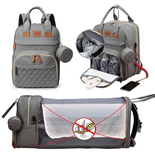 Sac à Langer Pour Bébé USB : Pratique, Spacieux et Polyvalent - Backpack dz