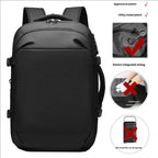 Sac à dos de voyage extensible grande capacité imperméable à compression sous vide anti-vol - Backpack dz