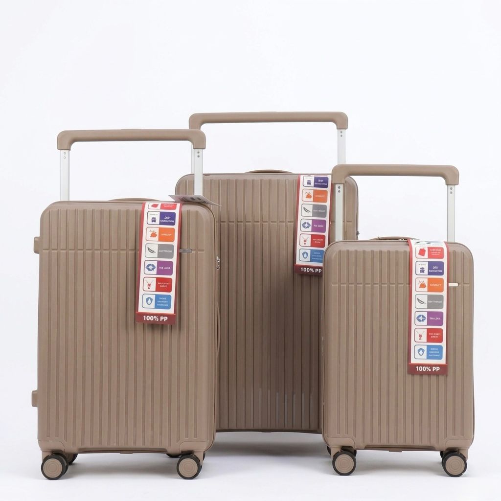 Ensemble de valises TSA 3 pièces , International Traveler