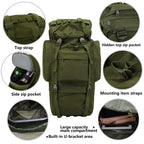 Sac à Dos Camping Randonnée 75L Voyage