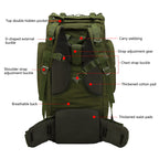 Sac à Dos Camping Randonnée 75L Voyage