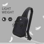 Sac bandoulière étanche pour homme Aoking Black Fashion