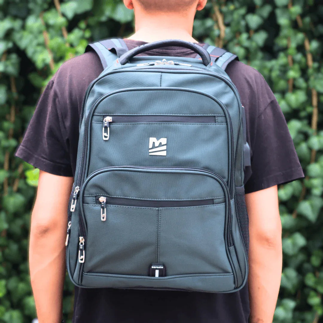 Sac a Dos Marcelo 17' Robuste Multipoches - Backpack dz