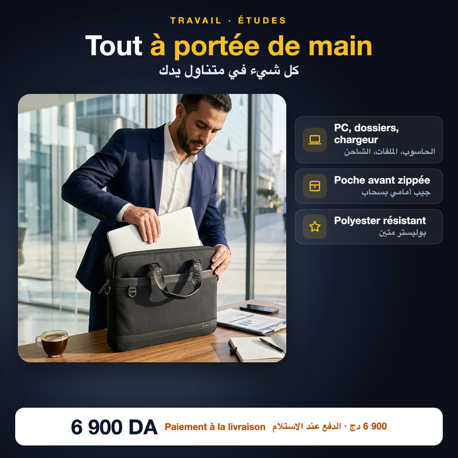 Cartable Arctic Hunter au bureau