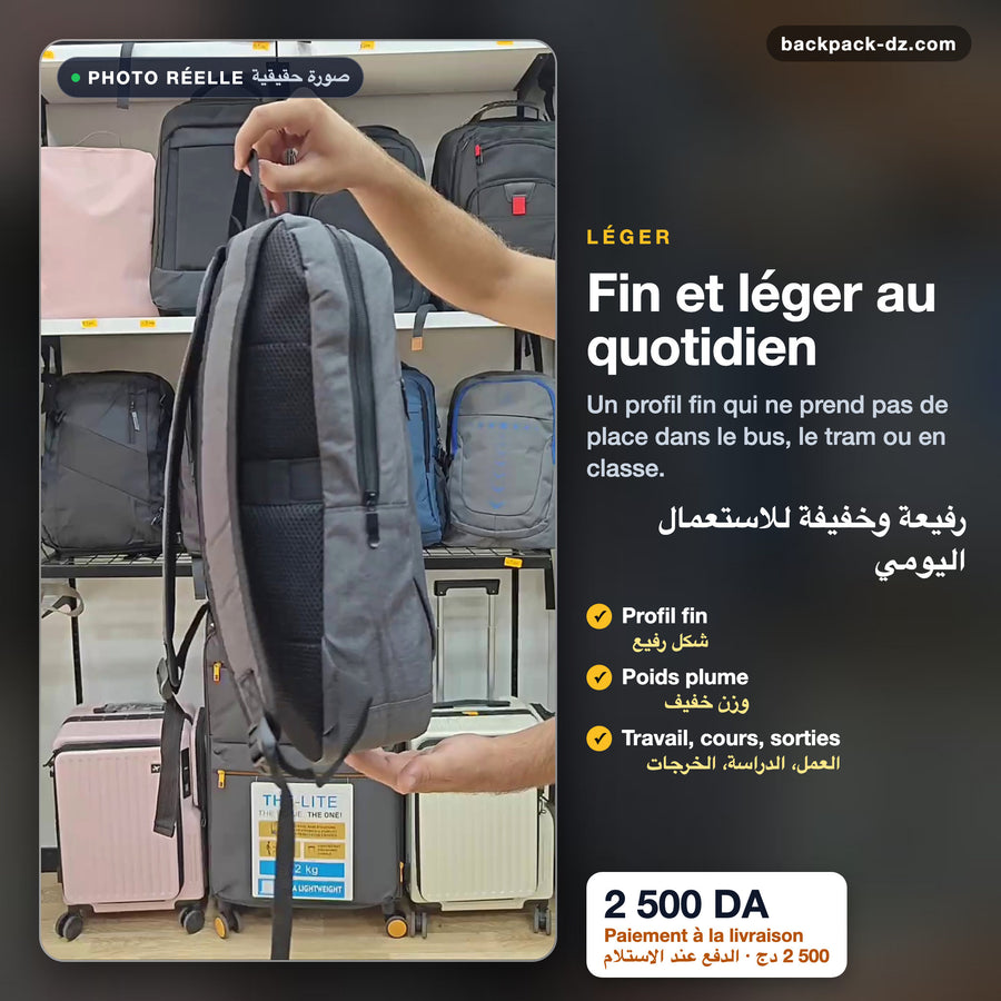 Profil fin et léger du sac à dos Business Casual