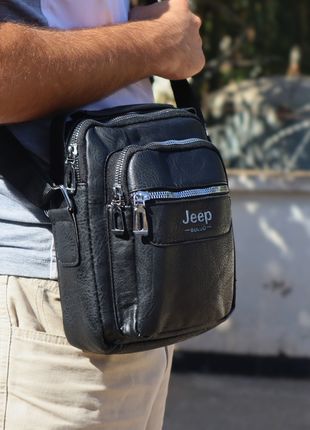 Sacoche Jeep en Cuir Fendu