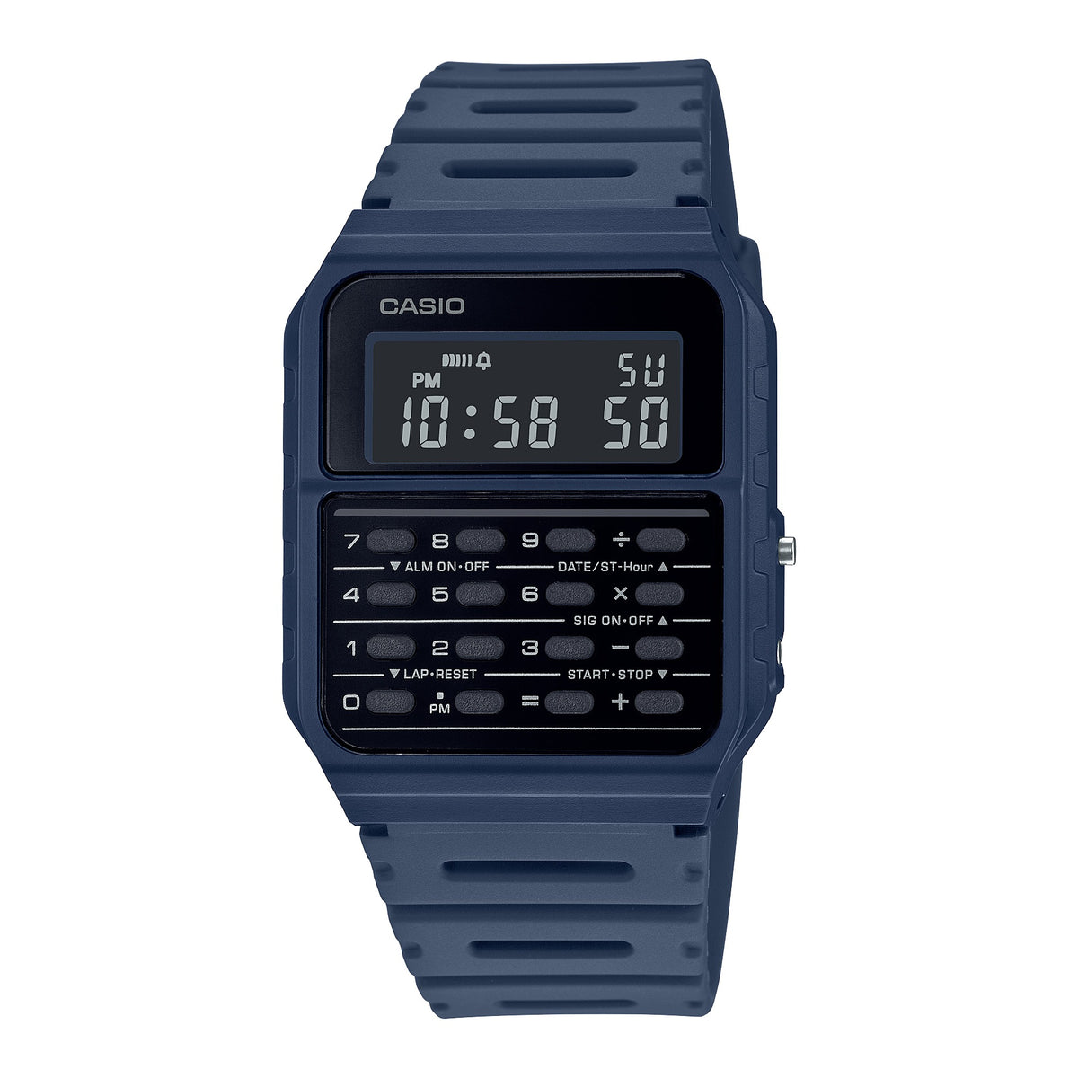Montre calculatrice Casio CA-53WF-2B bleue