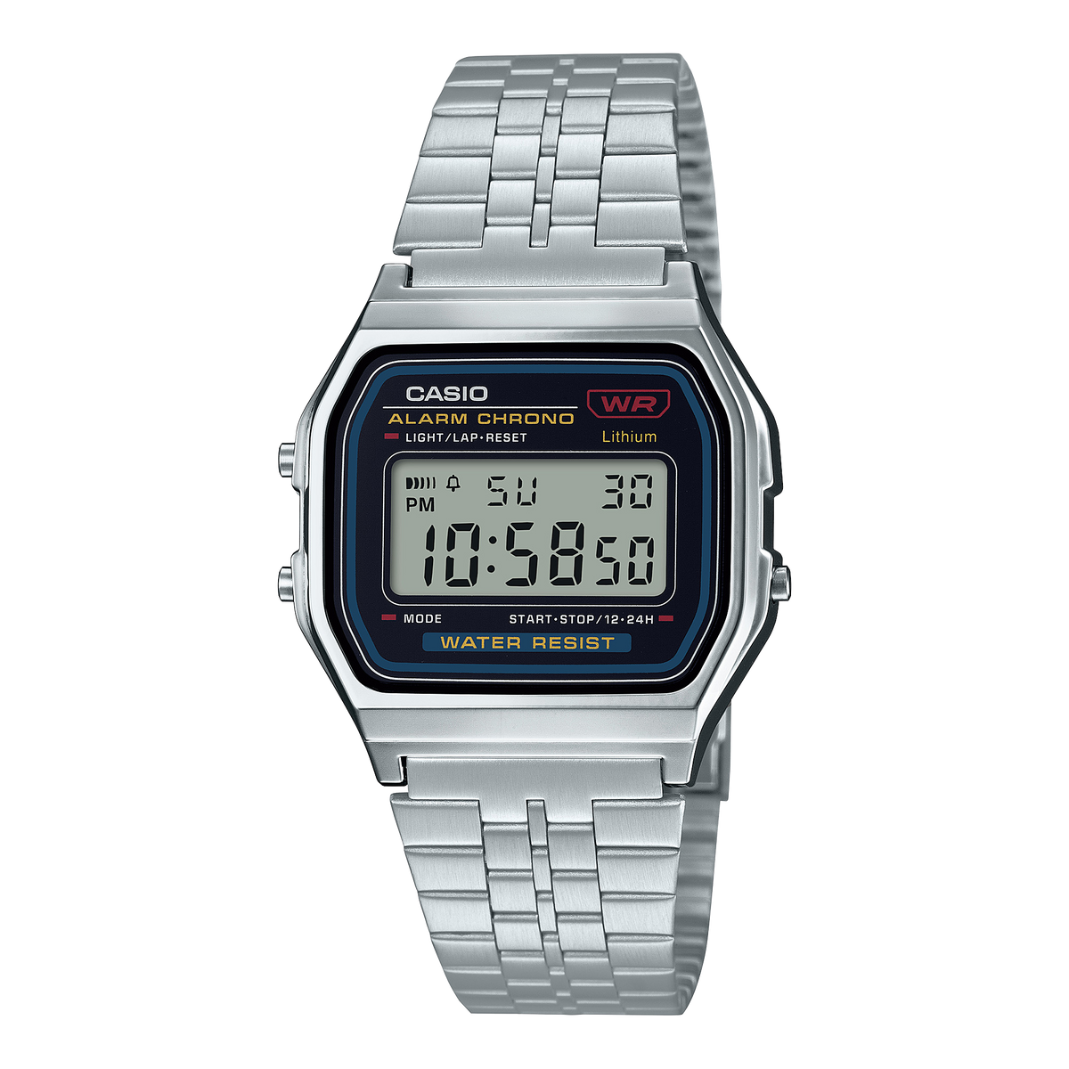 Montre Casio A159WA-N1 digitale bracelet acier