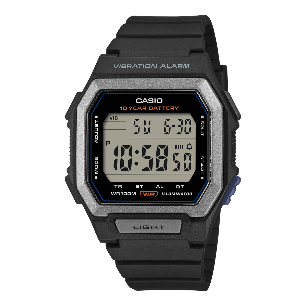 Montre Casio W-738H-1A noire