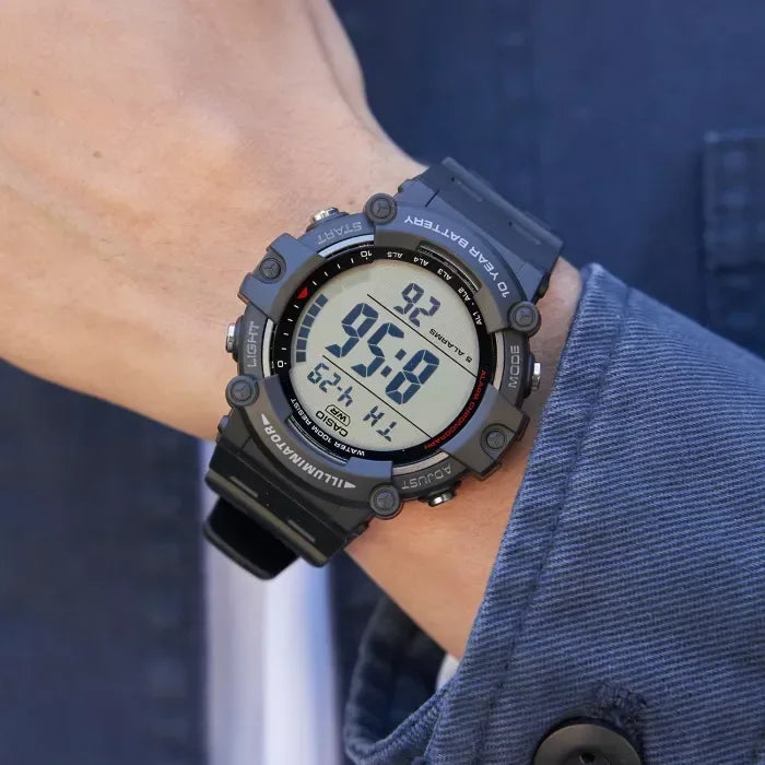 Montre CASIO Sport 100M Grand Format – Autonomie 10 Ans & Chronomètre 1/100s - Backpack dz