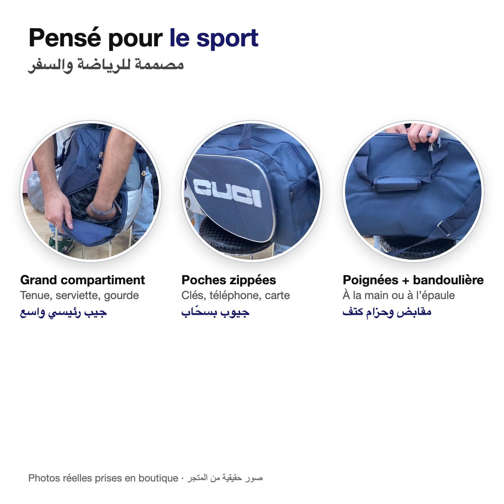 Sac de sport CUCI : détails