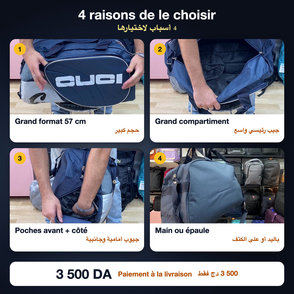 4 raisons de choisir le sac de sport CUCI