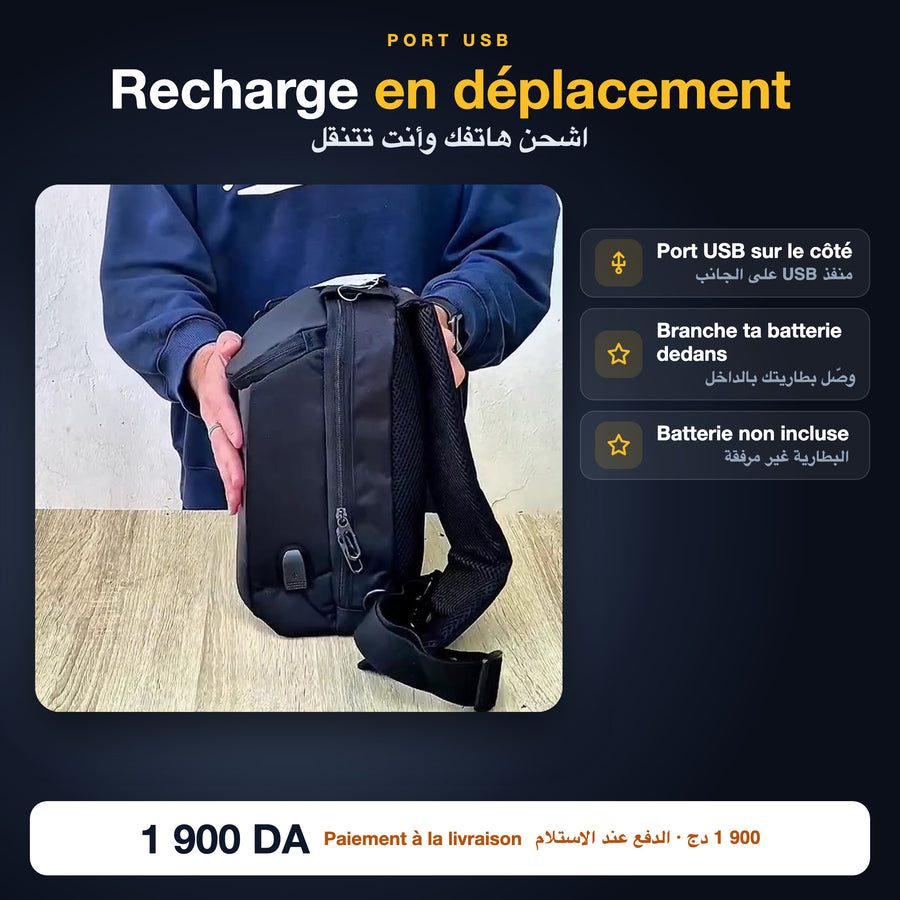 Port USB sur le côté