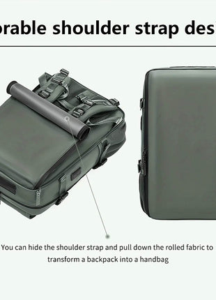 Sac à dos de voyage BANGE 3 en 1 Antivol avec bandoulière amovible - Backpack dz