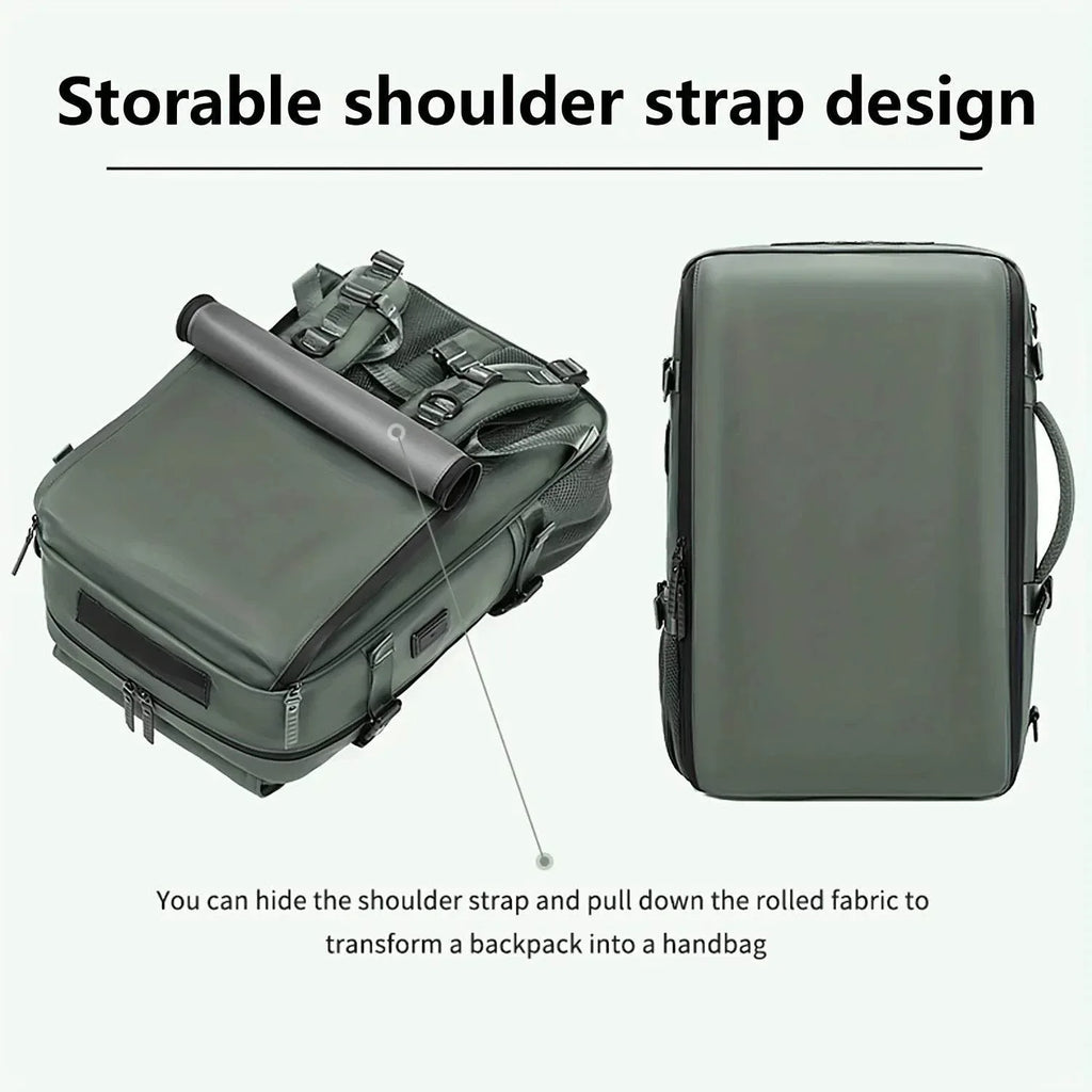 Sac à dos de voyage BANGE 3 en 1 Antivol avec bandoulière amovible - Backpack dz