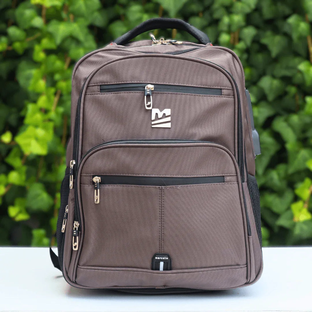 Sac a Dos Marcelo 17' Robuste Multipoches - Backpack dz