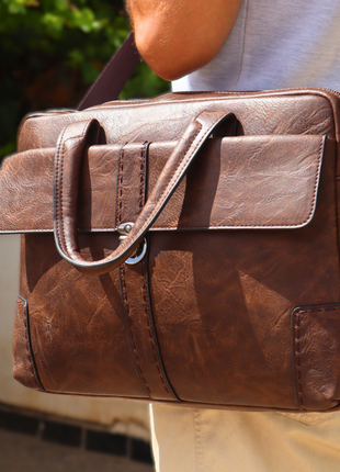 Cartable Cuir PU Classique jeep