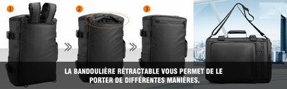Sac a Dos Cartable avec Bandoulière 3 en 1 - Backpack dz