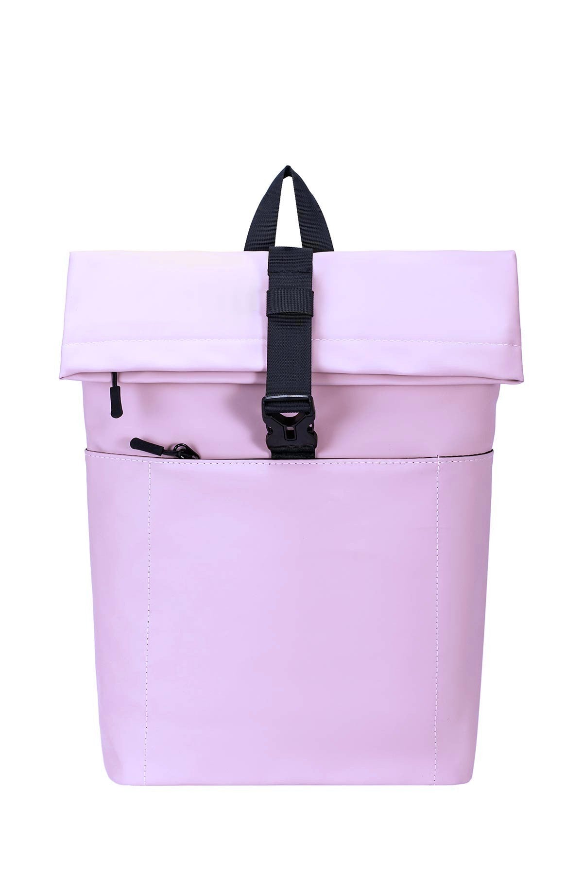 Sac à dos enroulé casual mauve