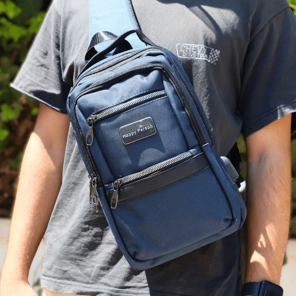 Sacoche Multipoches avec Port USB - Backpack dz