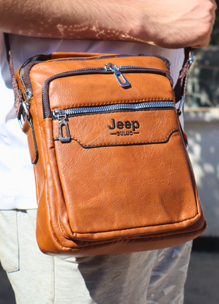 Sacoche Jeep en Cuir Fendu