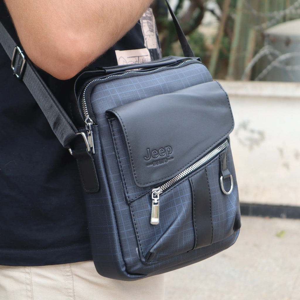 Sacoche Jeep Casual en Cuir Fendu - Backpack dz