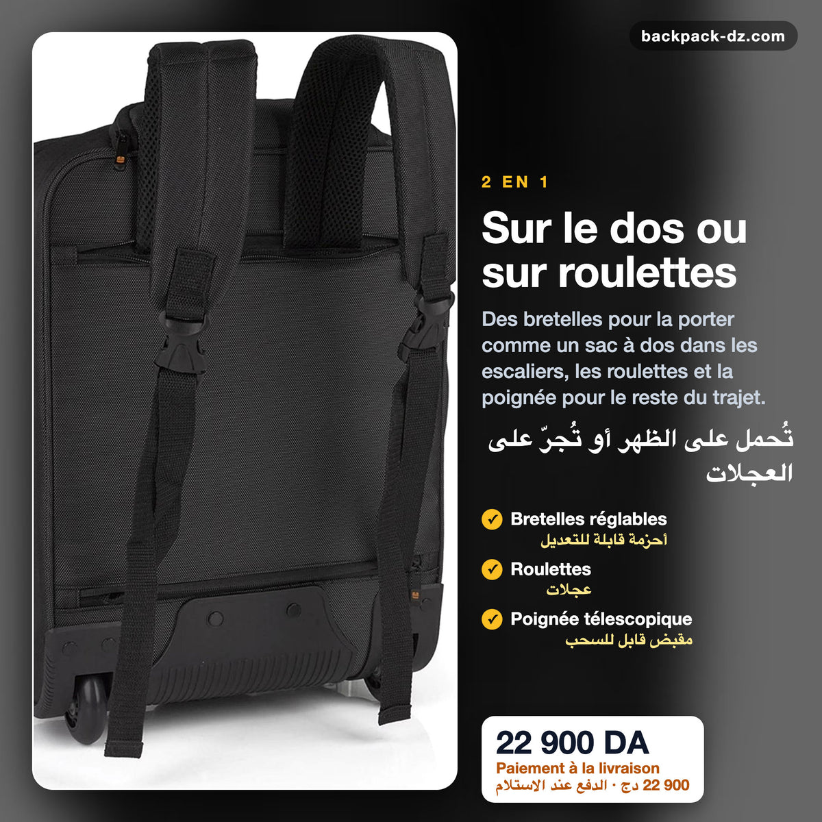 Bretelles sac à dos de la valise Gabol Street Pilote