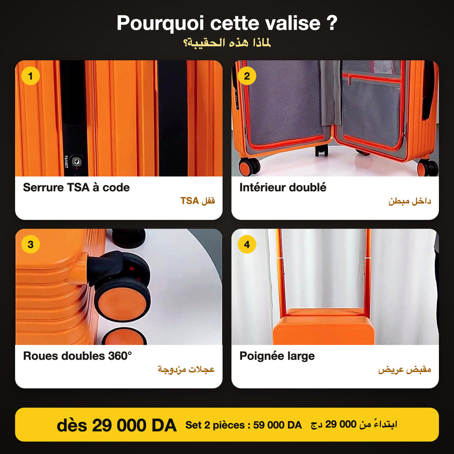 Pourquoi choisir cette valise rigide haut de gamme