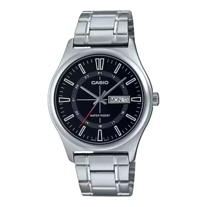 Montre Homme CASIO Acier – Classique, Solide et Intemporelle V006D