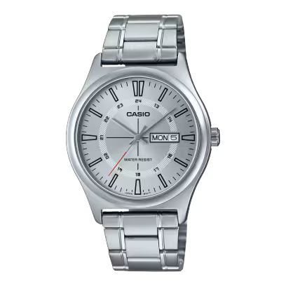 Montre Homme CASIO Acier – Classique, Solide et Intemporelle V006D
