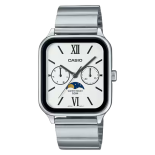 Montre Homme CASIO Phase de Lune – Acier Inoxydable & Style Distinctif M305D-1