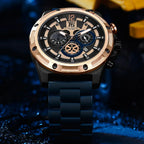 Coffret T5 Unique – Montre chronographe avec bracelets interchangeables : puissance, style et polyvalence - Backpack dz