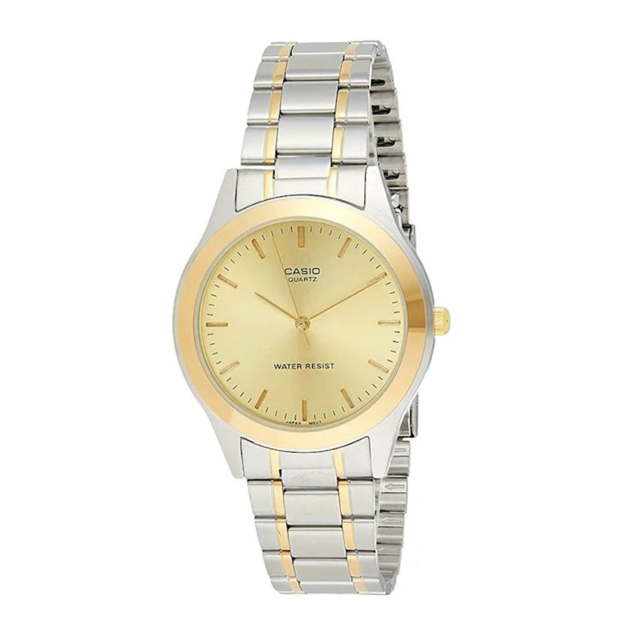 Casio LTP-1128G or, bracelet bicolore