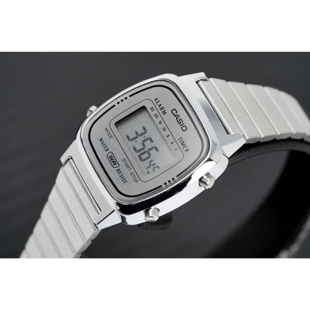 Montre Digitale Acier CASIO – Légère, Pratique et Fonctionnelle LA670WA - Backpack dz