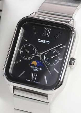 Montre Homme CASIO Phase de Lune – Acier Inoxydable & Style Distinctif M305D-1