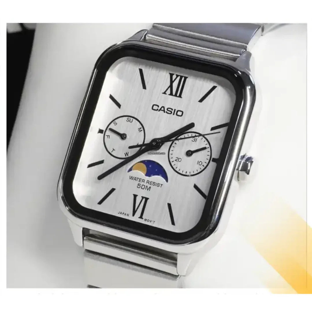 Montre Homme CASIO Phase de Lune – Acier Inoxydable & Style Distinctif M305D-1 - Backpack dz