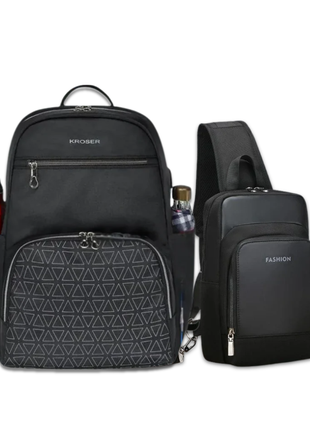 Pack Urbain Essentiel – Sac à dos + Sling bag