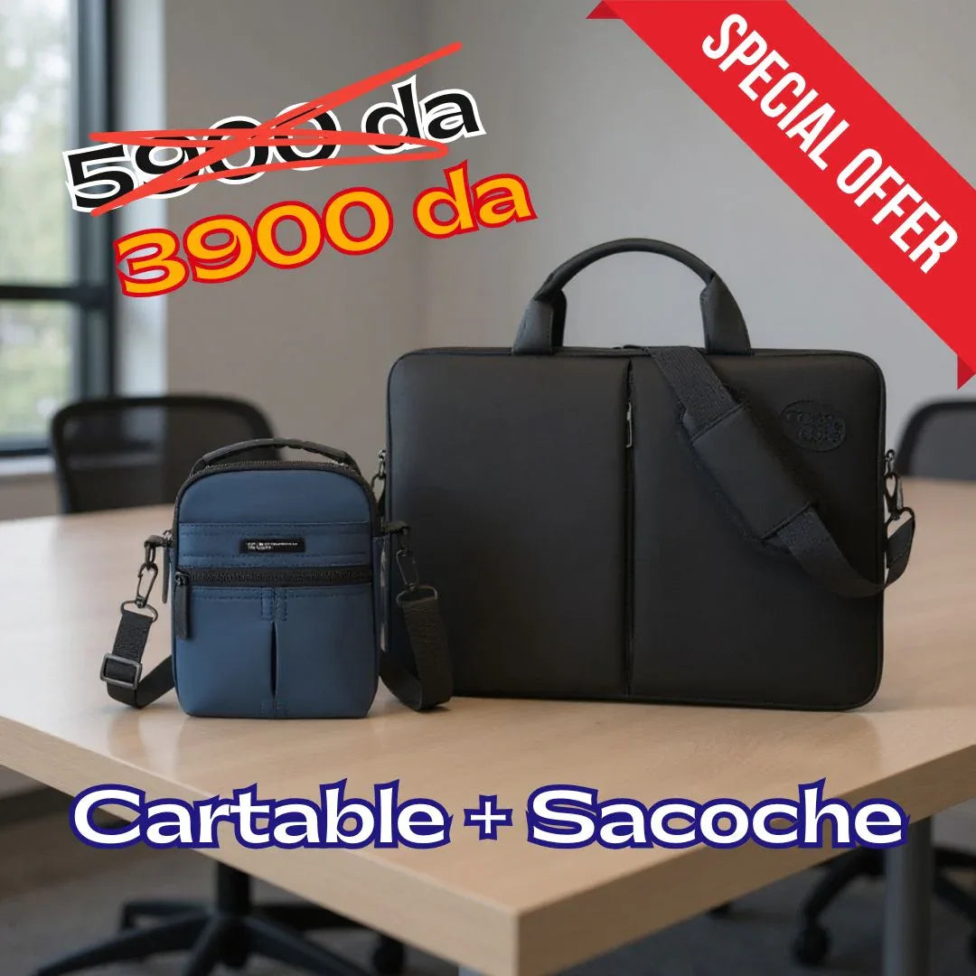 Pack essentiel : Cartable easyline + sacoche - Backpack dz