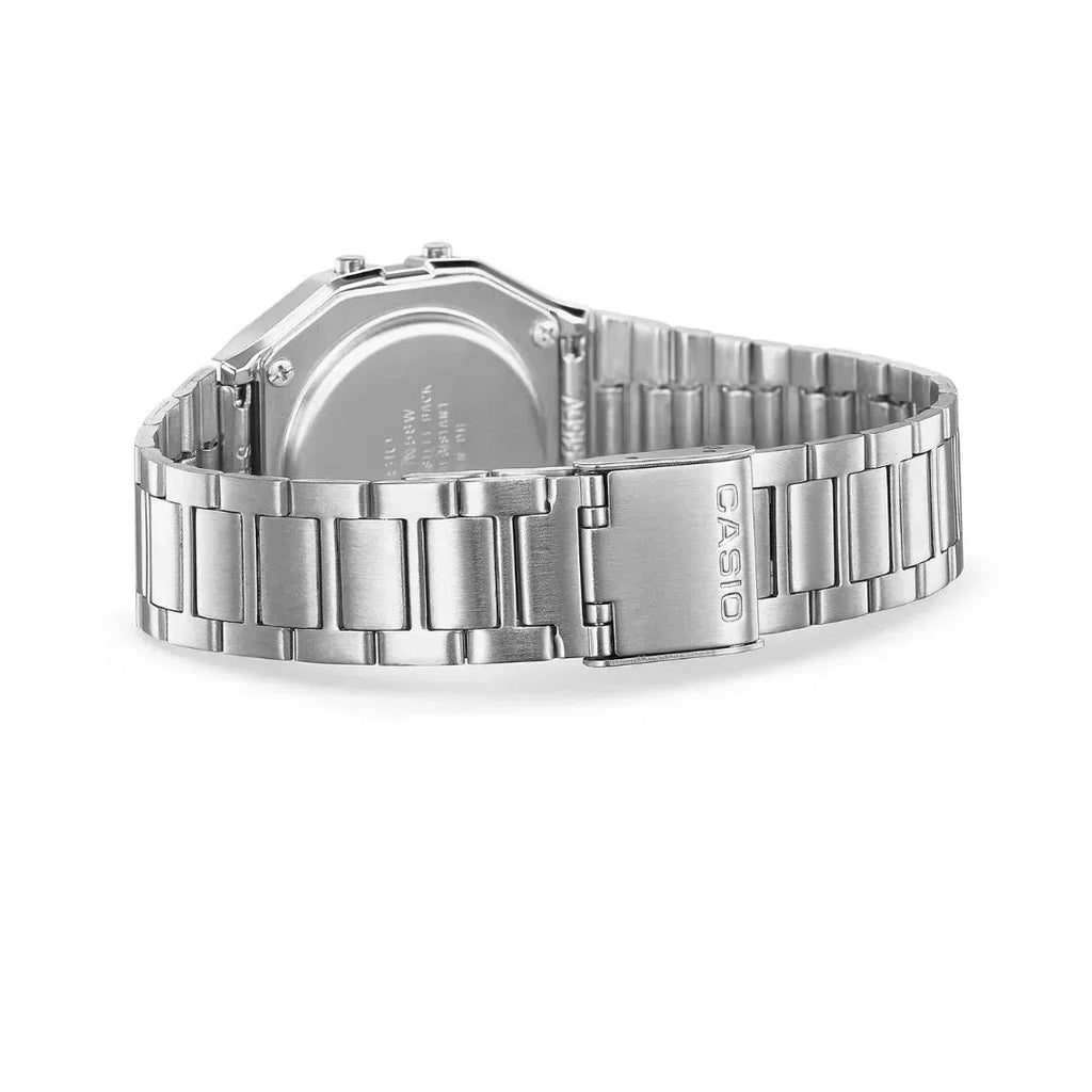 Montre Digitale Acier A158WA – Autonomie 7 Ans & Chronomètre 1/100s - Backpack dz