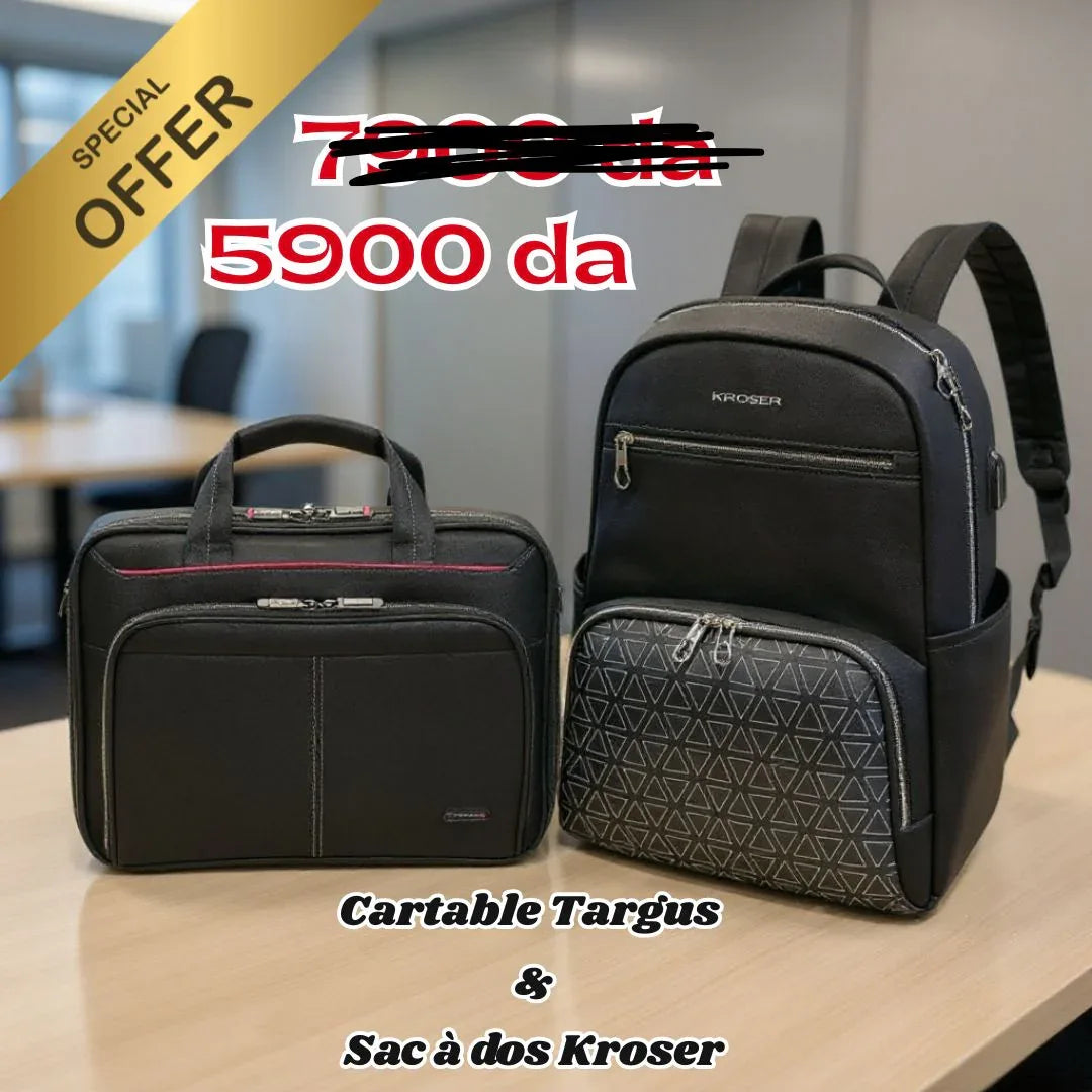Pack Cartable targus + Sac à dos Kroser - Backpack dz