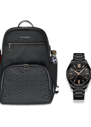 Pack Urbain Élégant – Sac à dos + Montre
