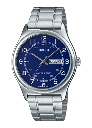 Montre Homme CASIO Acier – Classique, Solide et Intemporelle V006D