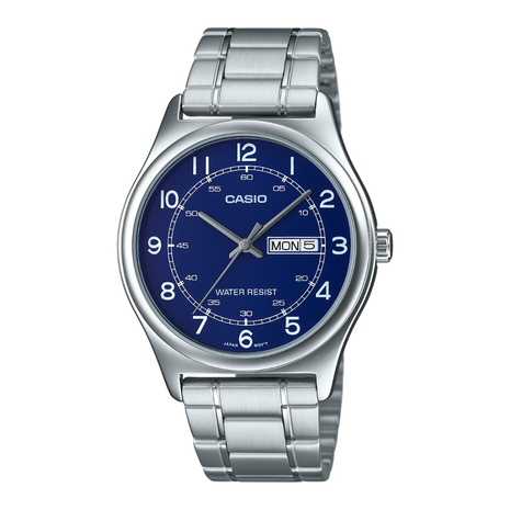 Montre Homme CASIO Acier – Classique, Solide et Intemporelle V006D