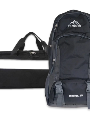 Pack Aventure & Endurance – Sac à dos 55L + Sac de sport