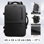 حقيبة ظهر خفيفة الوزن للأعمال مقاس 17 بوصة 