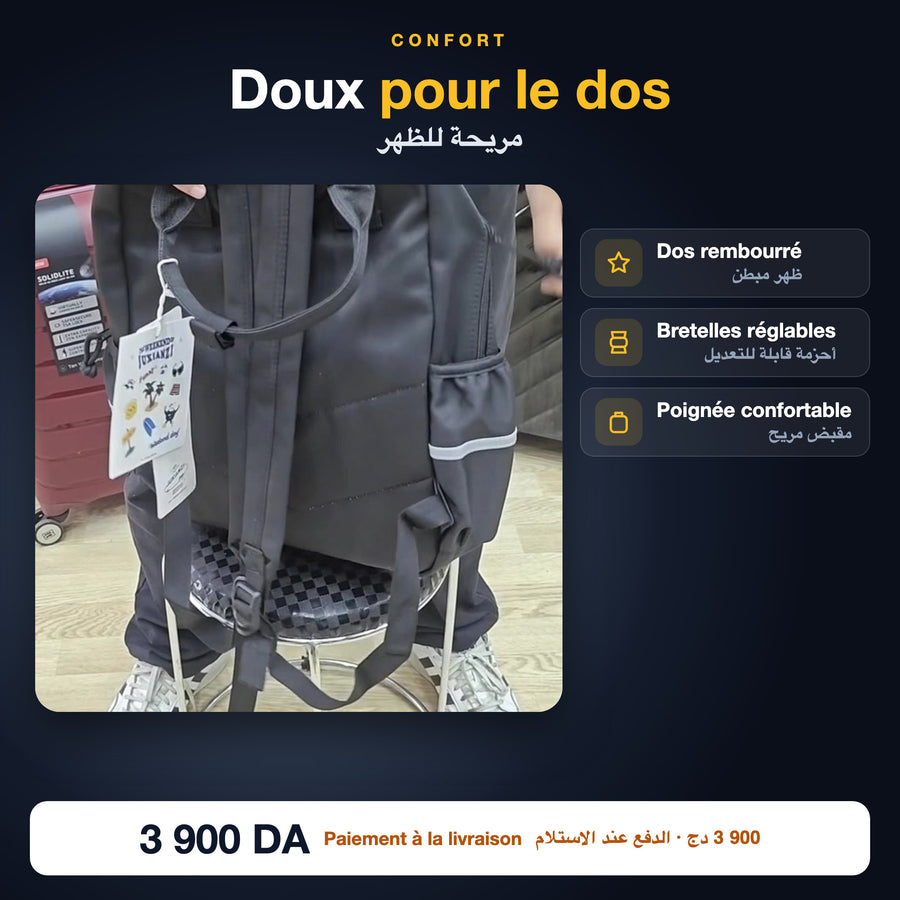 Dos rembourré et bretelles